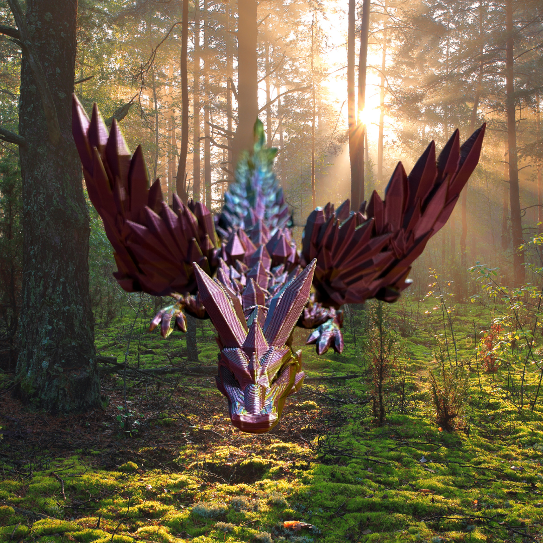 Crystal Wing Dragon Rainbow