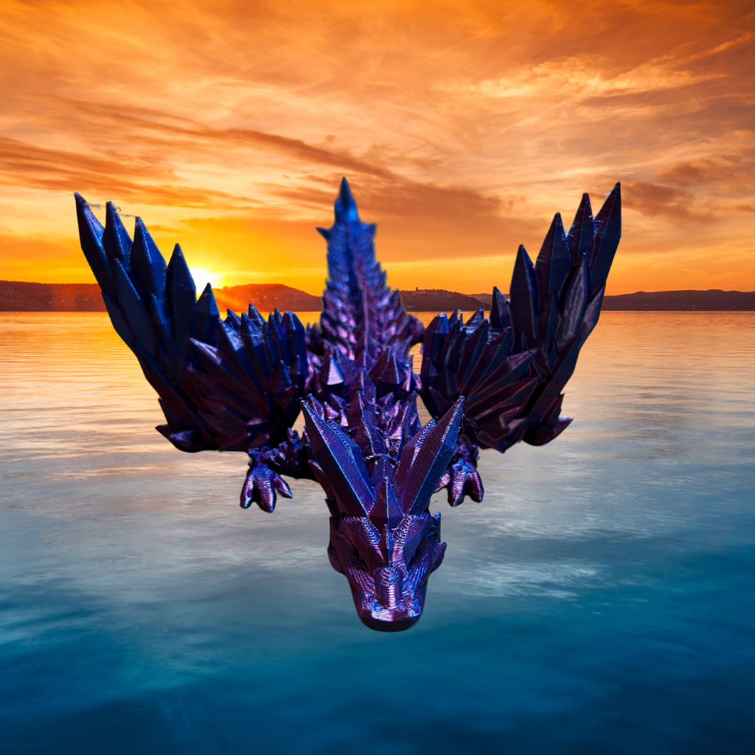 Crystal Wing Dragon Blue/Purple